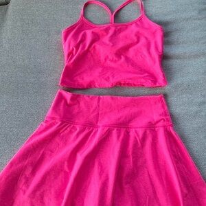 Beyond Yoga Matching Spacedye Skirt Top Size L